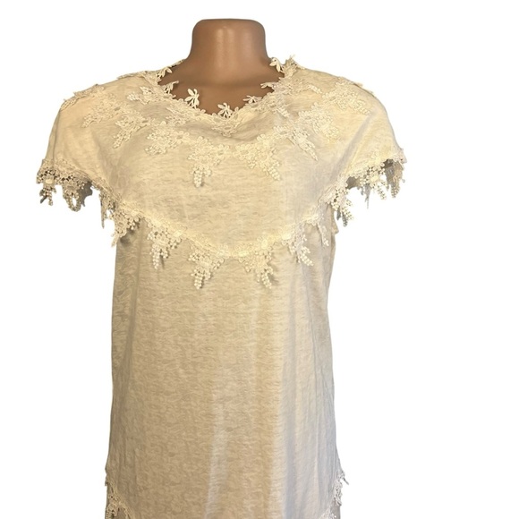 Cachet by Bari Protas Vintage Cream Lace Maxi Dress - Picture 2 of 12